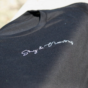 Straight SN Black Tee